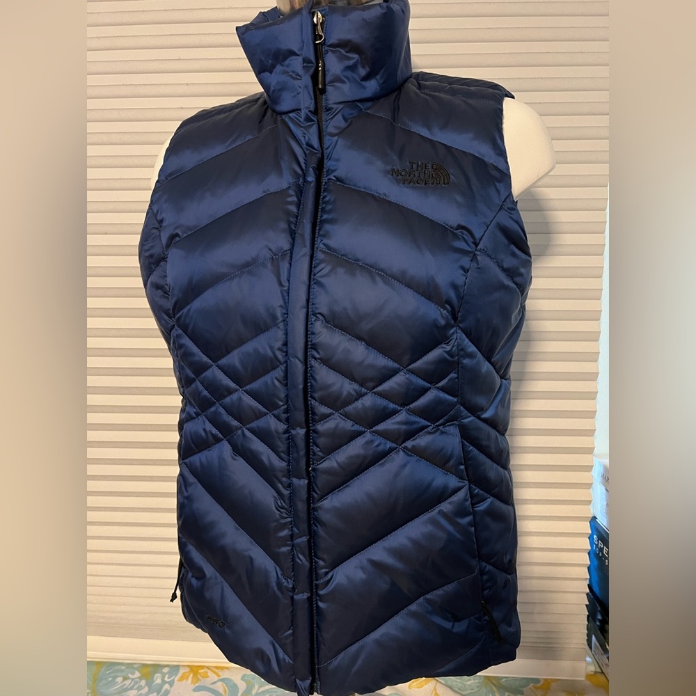The North Face Women's Dark Blue Down Puffer Vest